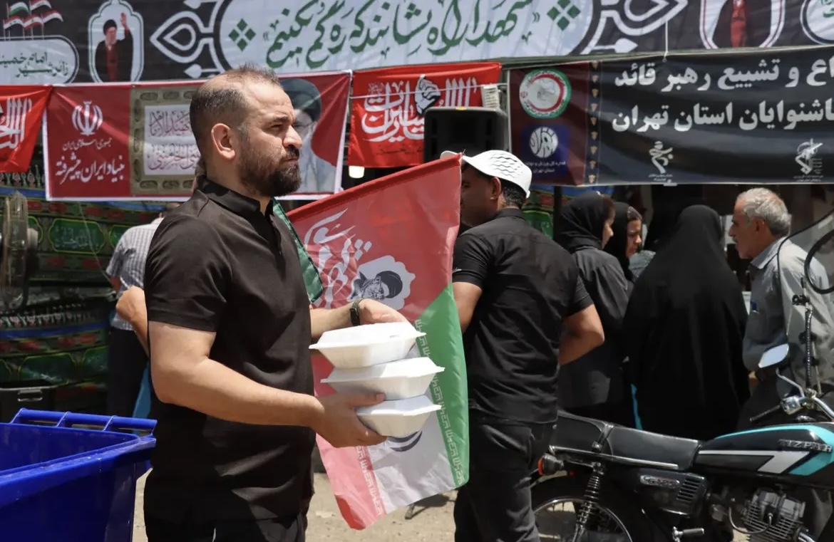 گزارش تصویری از موکب پذیرایی وداع و تشییع رهبر قائد هیئت ورزش‌های ناشنوایان استان تهران