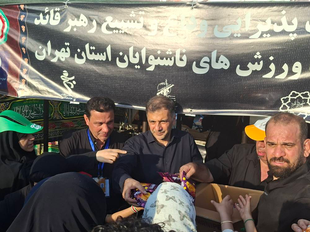 گزارش تصویری از موکب پذیرایی وداع و تشییع رهبر قائد هیئت ورزش‌های ناشنوایان استان تهران