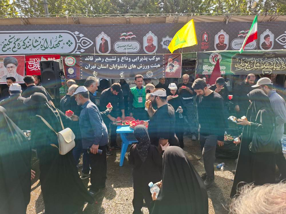 جلوه‌های همدلی و خدمت جامعه ورزش ناشنوایان در موکب شهید امت
