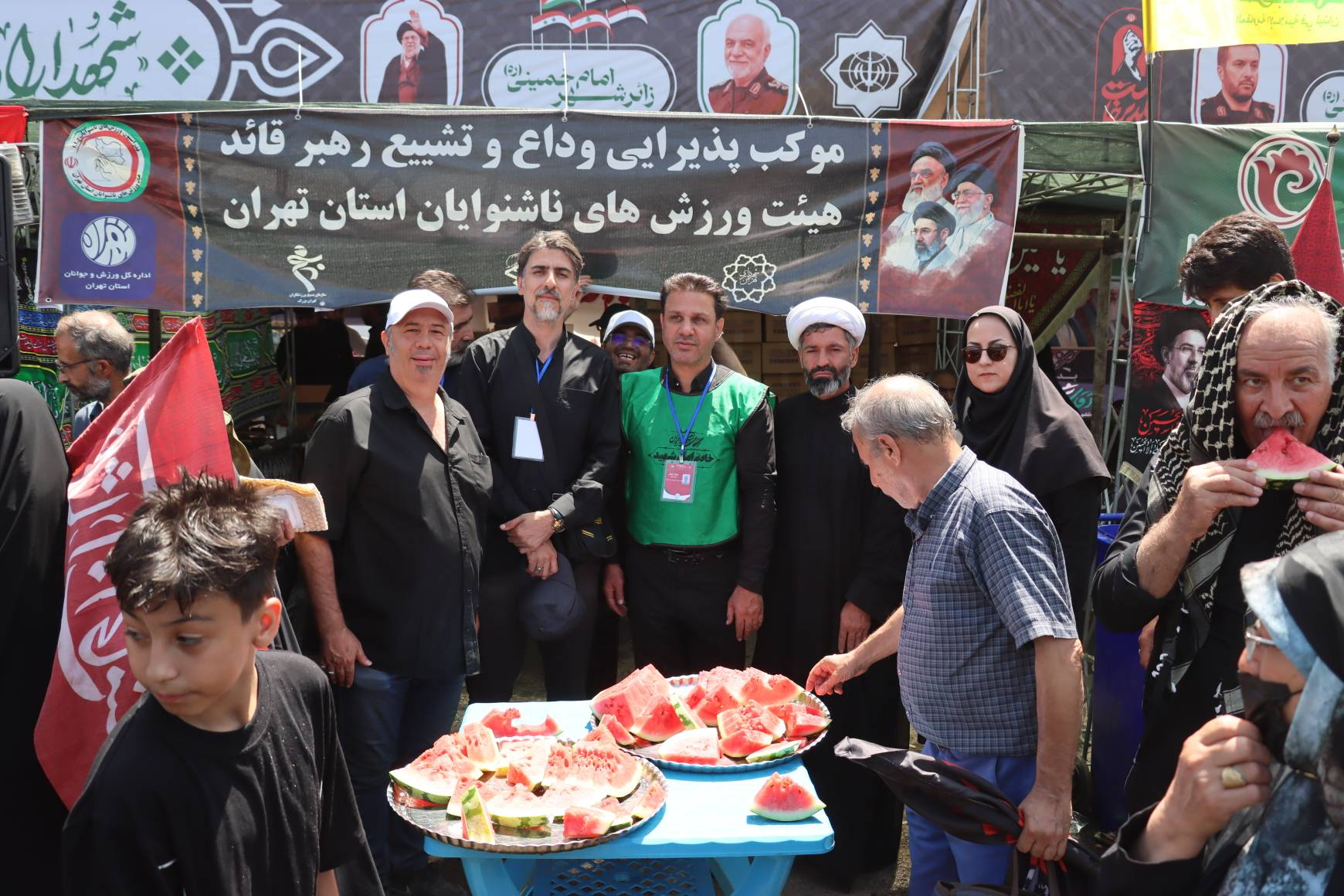جلوه‌های همدلی و خدمت جامعه ورزش ناشنوایان در موکب شهید امت