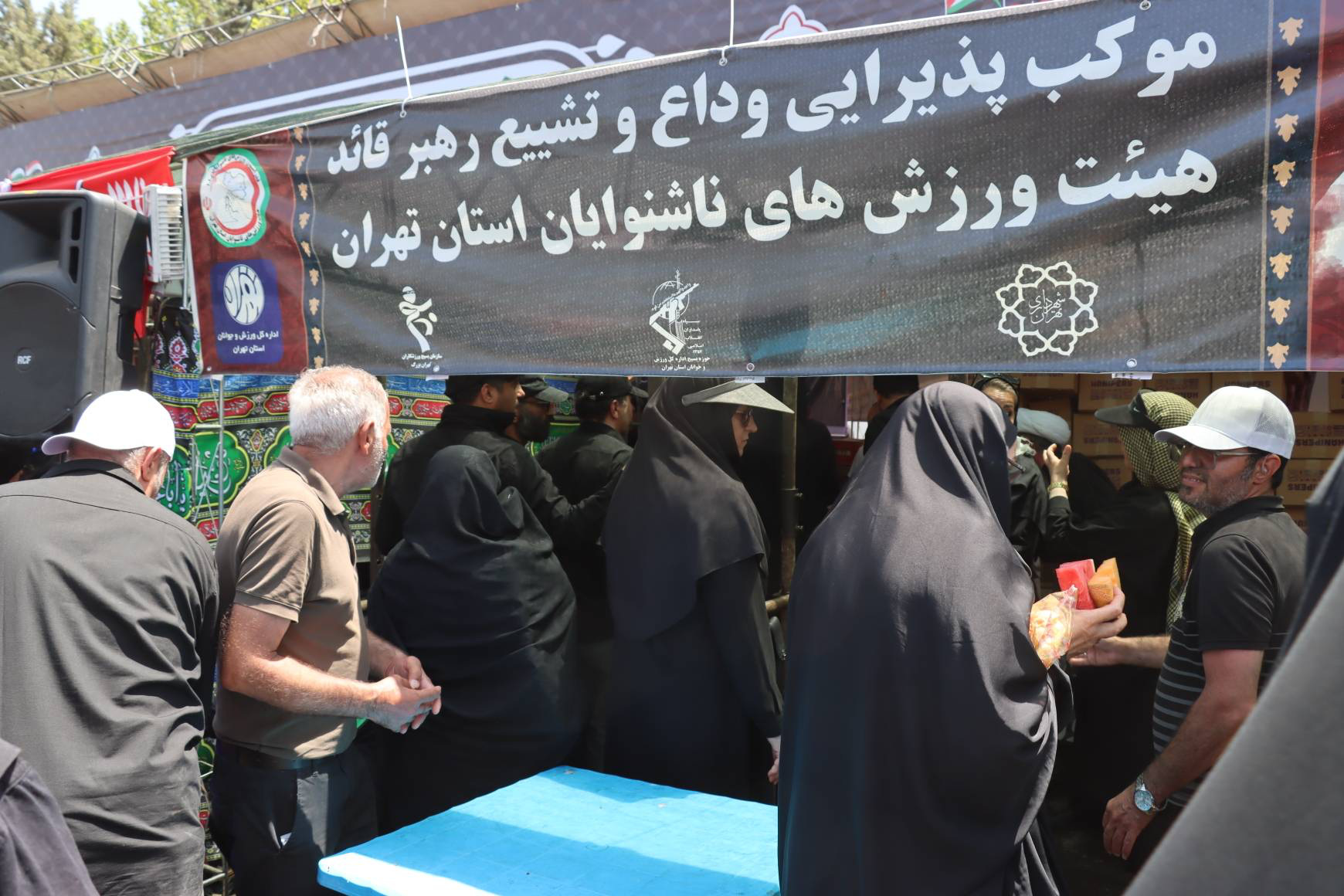 جلوه‌های همدلی و خدمت جامعه ورزش ناشنوایان در موکب شهید امت