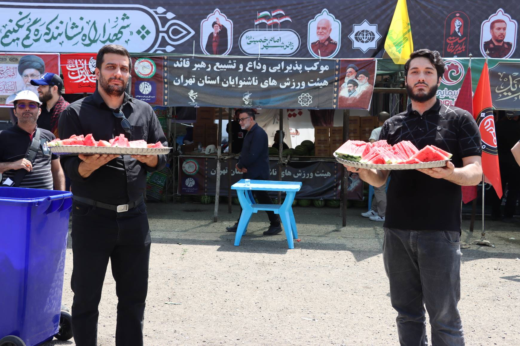 جلوه‌های همدلی و خدمت جامعه ورزش ناشنوایان در موکب شهید امت